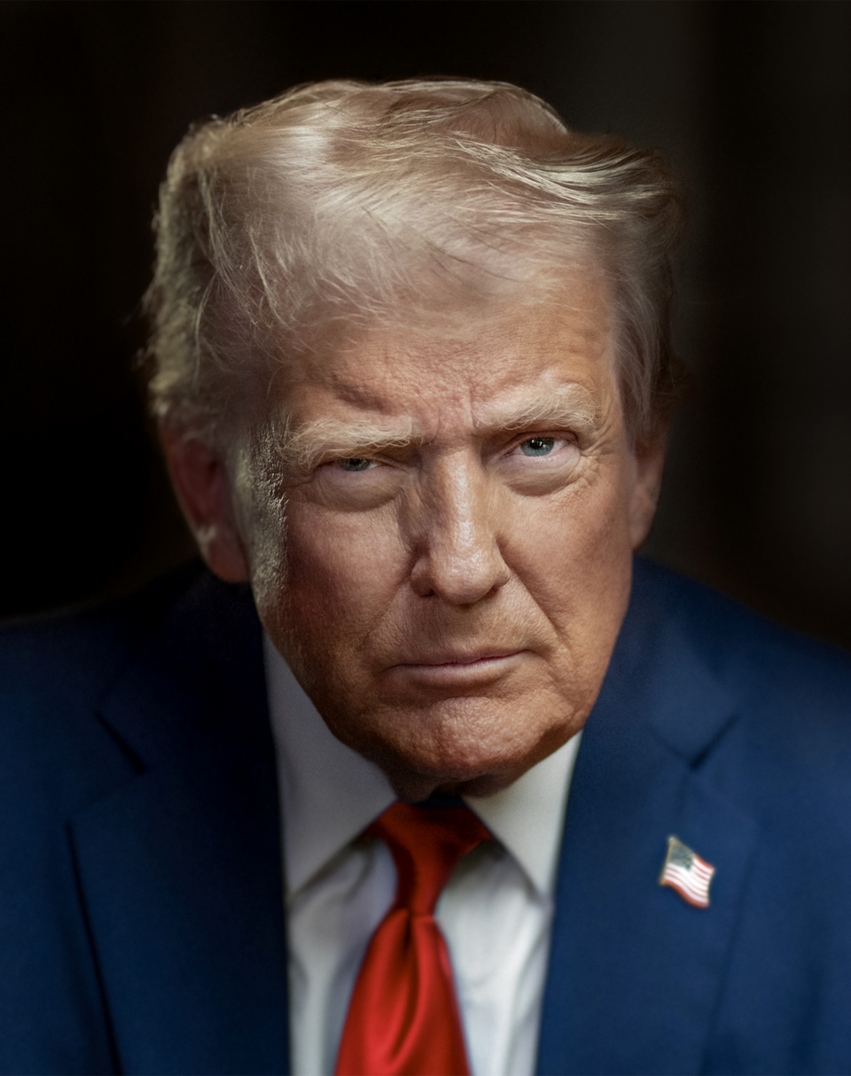 Official portrait of US President Donald Trump